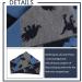 XIAOHAWANG Knitted Baby Hat with Fleece Lining and Pompom for Boys and Girls - Navy Dinosaur Hat+Scarf | Ages 4-7 - Buy Online on GoSupps.com