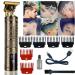 Hair Clippers for Men Zero Gapped T-Blade Hair Trimmer with 3 Speed Adjustment LED Display Rechargeable Cordless Grooming Kit for Men Mulit Lcd Tower