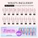 Almond Press On Nails | BTArtbox Short Nail Tips | Cat Eye Pre-applied Primer | Soak Off Acrylic | 16 Sizes - Bling Baby C-Bling - Buy Online on GoSupps.com