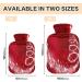 KCL Deci 2L Hot Water Bottle with Christmas Tree Cover - Red Snow Foot Warmer & Pain Relief Hot & Cold Therapy for Cramps - Buy Online on GoSupps.com