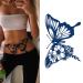 Long-lasting 4 Sheets Semi Permanent Butterfly Tattoos for Women - Temporary Body Art for Arm, Hand, and Shoulder - Buy Online on GoSupps.com