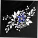 FRCOLOR Flower Hair Comb 1pc Pearl Wedding Comb Combs for Women Hair Barrettes for Women Tiara Comb for Bridal Alloy Comb Hair Comb Dress Bride Bridal Hair Comb - Buy Online on GoSupps.com