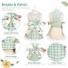 ABRRLO Cute Plaid Dog Dress Harness Leash Set for Small Medium Dog Cats Girl Green Summer Pet Clothes Bowknot Puppy Princess Dresses Holiday Party Costume Outfits Chihuahua Yorkie Clothing(Green M) Medium Green - Buy Online on GoSupps.com