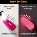 YTD Likomey Glow in the Dark Gel Nail Polish 15ml Neon Orange - Luminous UV Manicure Gel for Fluorescent Bright Nails | 0.50 Fl Oz - Buy Online on GoSupps.com