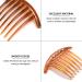 8 Pieces of Women's Hair Combs Plastic Insert Comb Bangs Comb 29-Tooth Disc Hair Comb 7-Tooth Disc Hair Comb 11-Tooth Figure Eight-Shaped Insert Comb (Brown) - Buy Online on GoSupps.com