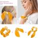 6 Pieces Elastic Long Hair Ties with Bow for kids Women Girls Leopard Print Yellow Coffee Black Multi-colored 18 - Buy Online on GoSupps.com