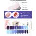 Kalolary Purple Gel Nail Polish Strips - 20 Stickers | Self-Adhesive, Full Wraps with Nail File | UV/LED Lamp Required - Buy Online on GoSupps.com