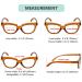 Eyekepper Stylish Half Moon Reading Glasses for Women - Brown +1.25 Diopters | International Shipping - Buy Online on GoSupps.com