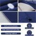 Lightweight Breathable Navy Sleeping Bag Liner | Compact Travel Bed Sheet 63*82.7 | Ideal for Camping, Home, and Hotel Use - Buy Online on GoSupps.com