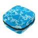 Menstruation pad bag with zipper women's napkin bag tampons collective bags for women and girls (blue fish silhouettes) Color 9