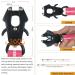 AinuScinsYoe Heavy Duty Dog Leash - Tactical High Bungee Reflective Leash for Medium and Large Dogs 4-6 Ft with Frog Clip 2 Handles and Seatbelt Clip Pink - Buy Online on GoSupps.com