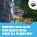 Organic Turkey Tail Mushroom Extract Powder - USDA Certified - 60g Supplement for Immune Protection - Add to Coffee, Tea, Smoothies - No Fillers - Buy Online on GoSupps.com