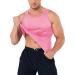 Magcomsen Men's Quick Dry Tank Top - Pink Medium | Sleeveless Gym Muscle Shirt for Athletic Bodybuilding - Buy Online on GoSupps.com