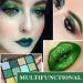 16 Colors Green Eyeshadow Palette Shimmer Matte Eye Shadow Palette Long Wear Waterproof Eyeshadow Makeup Palette - Buy Online on GoSupps.com