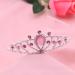Kids Girls Pink Crystal Tiara Crown Headband | Princess Birthday Party Hair Accessories - Buy Online on GoSupps.com
