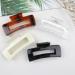 Kavya 4-Piece Large Hair Clips - Non-Slip Plastic Angular Clips for Long Thick Hair - Stylish Leopard Pattern - Perfect for Women - Buy Online on GoSupps.com