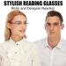AQWANO Rimless Blue Light Blocking Reading Glasses 5 Pack - Anti Glare Filter, Lightweight Comfort for Women Men - Clear Frames Readers (2.5) - Buy Online on GoSupps.com