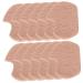 minkissy 6 Pairs Forefoot Pad Footpads Shoes Supplies Metatarsal Pad Feet Pads Shoe Inserts for Heels Foot Cushions High Heels Insert Shoe Pads Reusable Pad Forefoot Pad for Forefoot Khaki 8.7X7CM