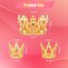 15pcs Crown Cake Toppers 3 Styles Birthday Cake Toppers Crown Tiara Crown Cake Topper Rhinestone Crown Cake Topper for Boys & Girls (Gold) - Buy Online on GoSupps.com