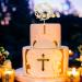 Custom Wooden Baptism Cake Topper - Perfect Decoration for Boys & Girls Baptism & Communion - Buy Online on GoSupps.com