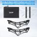 Sfee Ice Cleats - Anti-Slip Snow Grips Crampons for Shoes/Boots | Portable Traction for Walking, Climbing, Hiking, Fishing | Outdoor Running Gear with 2 Velcro Straps - Black (Large) - Buy Online on GoSupps.com