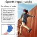 2 Pairs Moisturizing Socks Gel Heel Socks Open Heel Pain Relief Comfortable and Soft with Ventilation for Dry and Cracked Skin Care - Buy Online on GoSupps.com