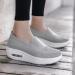 2023 New Women's Orthopedic Sneakers - Black Air Cushion Slip-On Shoes with Arch Support and Comfort, Size 8.5-9 - Buy Online on GoSupps.com