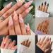 24 Pieces Nude Pink Almond Oval Fake Nails with Pearl Decorations Wearable Fake Nails Full Coverage Nail Tip Press Nails (Color : 01) - Buy Online on GoSupps.com