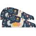 Tropical Llamas Hair Towel 2 Pack | Super Absorbent Quick Dry Hair Turbans for Women & Girls - Buy Online on GoSupps.com