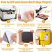 Sublimation Magnet Blanks - 40 PCS Personalized Bulk Set with 20 Larger Square Blanks and 20 Fridge Magnets - Ideal for Custom DIY Crafts and Home Decor (6 x 6 cm) - Buy Online on GoSupps.com