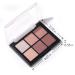 Buy Korean Naked Nude Eyeshadow Palette - 6 Color Neutral Matte & Shimmer Highly Pigmented Waterproof Makeup Set - Buy Online on GoSupps.com