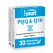 Supersmart - PQQ & Q10 (CoQ10) - Powerful Antioxidant Used to Protect Mitochondria Up to 20% for Aging Cells | Non-GMO & Gluten Free - 30 Vegetarian Capsules