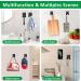Boxing Razor Bracket Shower Hook Set - 2 Pieces Self-Adhesive Stainless Steel Multi-Purpose Towel Holder for Bathroom Bedroom & Kitchen - No Drilling Black - Buy Online on GoSupps.com