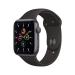 Apple Watch SE (GPS, 40mm) - Space Gray Aluminum Case with Black Sport Band (Renewed) 40mm Space Gray Aluminum Case