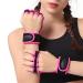 Wrist Brace Carpal Tunnel Wrist Brace 1 Pair Of Fitness Gloves Dumbbell Training Palm Guard Half Finger Equipment Pull-up Wrist Gloves Unisex (Color : Red Size : Medium) Medium Red
