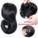 Hair Bun Ponytail Hair Extensions Brazilian Human Hair 12-18 Inch Tail Warped Ponytail Wig with Drawstring Ponytail Barrette Hair Extension Hair Piece (Size : 14inch 100g) - Buy Online on GoSupps.com