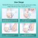 Bunion Corrector for Women Men - Adjustable Splint for Bunion Relief with Toe Separators - Orthopedic Toe Straightener Set - 2 Pairs Silicone Straighteners - 3 Pairs Spacer Included - Buy Online on GoSupps.com