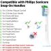 Philips Sonicare Toothbrush Replacement Heads - 10 Pack Compatible Electric Brush Heads for Ultimate Clean - Buy Online on GoSupps.com