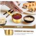 Zerodeko Metal Bowls 2pcs Sauce Milk Cup 304 Stainless Steel Sauce Plate Household Milk Warmer Pot 8.5X5.3X3.2CMx2pcs Goldenx2pcs - Buy Online on GoSupps.com