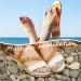 1000 Pcs Clear False Toenails - Full Cover French Acrylic Fake Toenail Tips for Manicure Salons and DIY Foot Decoration - Buy Online on GoSupps.com