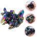VILLCASE 2pcs Colorful Crystal Clusters Fish Tank Stones Mineral Specimen Natural Stones Cluster Rough Stone - Buy Online on GoSupps.com