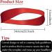 ACKNOUR Neckline Shaving Template & Trimming Guide - Red Silicone Haircut Band for DIY Home Haircuts - Fade & Taper Guide for Clippers - Buy Online on GoSupps.com