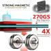 Clean Triangle Magnetic Double-Sided Wipe High-Rise Glass Wipe Double-Layer Hollow Glass Wiper Window Scraper Artifact B - Buy Online on GoSupps.com