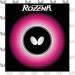 Butterfly Rozena Table Tennis Rubber - 1.7 mm , 1.9 mm, or 2.1 mm - Red or Black - 1 Inverted Table Tennis Rubber Sheet - Professional Table Tennis Rubber - Butterfly Table Tennis Rubber Red 2.1