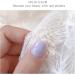 JMEOWIO Gel Nail Strips Cream Purple Gel Nail Stickers Nail Supplies Nail Art Design Decoration Accessories - Buy Online on GoSupps.com
