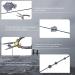 Qunweidi 100Pcs Fishing Weights Sinkers Kit - Round Split Shot Sinker & Egg Sinkers Combo - 5 Sizes - 0.007oz to 0.07oz - Silver - Buy Online on GoSupps.com