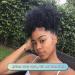 ISWEET Afro Puff Drawstring Ponytail - Short Synthetic Curly Bun Extension for Black Women - 8 Inch Natural Black 1B - Buy Online on GoSupps.com