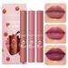 3 Piece Nude Matte Lipstick Set Natural Nude Lipstick Velvet Air Moisture Smooth Crayon Lip Stain Matte Lipstick 24 Hour Superstay Long Lasting Waterproof Lip Gloss Lipstick for Women Makeup(Set D)