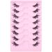 Half Lashes Natural Look Cat Eye Lashes Wispy Clear Band Accent False Eyelashes Winged Corner Mink Lashes 15mm Volume Fake Eyelashes 8 Pairs Pack by Pawotence i. angel
