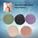 5 Colors Round Konjac Wash Face Flutter Natural Facial Care Cleansing Gently Facial Puff for Home Gift - Buy Online on GoSupps.com